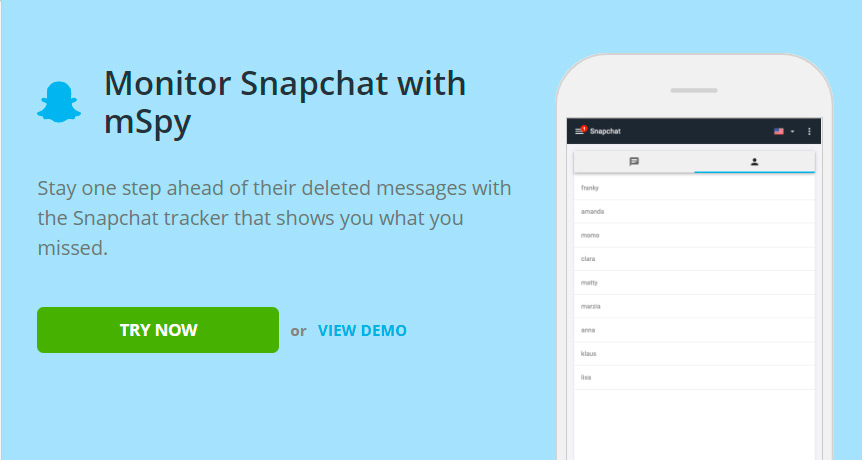 Snapchat parent monitor app